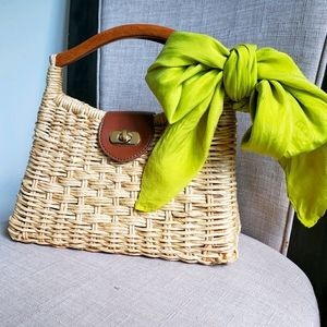 Summer straw bag